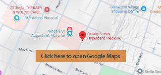 Map to St Augustine's Hyperbaric Medicine — click to open Google Maps